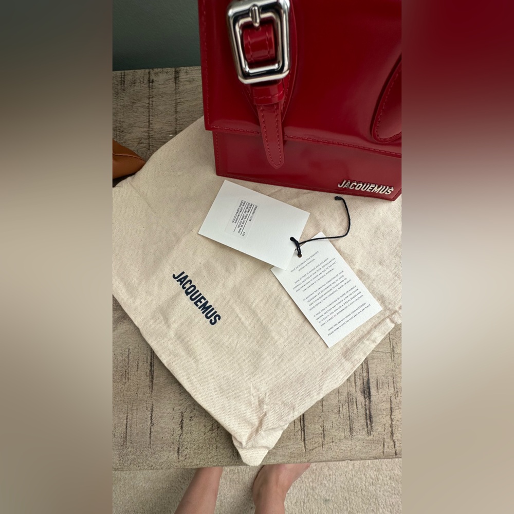Jacquemus Red Leather Bag - Picture 4 of 16